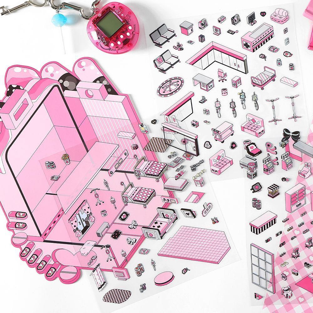 #710 Sweety Clinic DIY Sticker Collection 1 Cute Miniature Scenes Sticker