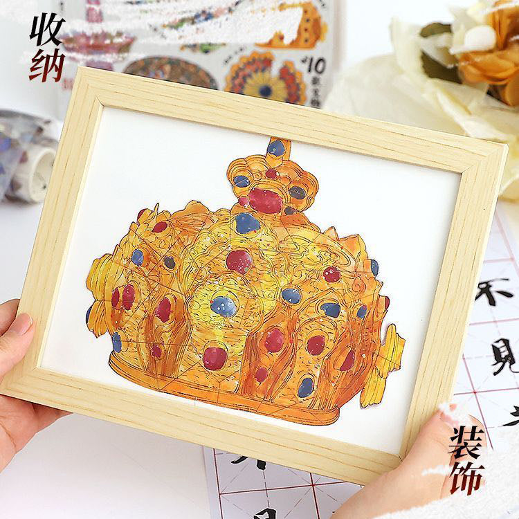 #704 Cultural Relics Repairing Book Set DIY Sticker Collection 10 Cute Miniature Scenes