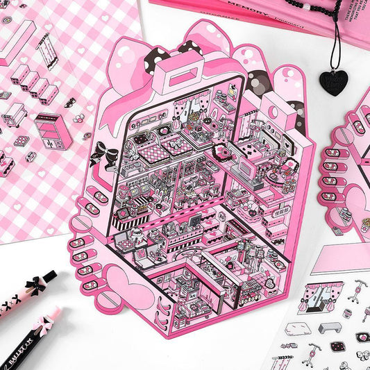 #710 Sweety Clinic DIY Sticker Collection 1 Cute Miniature Scenes Sticker