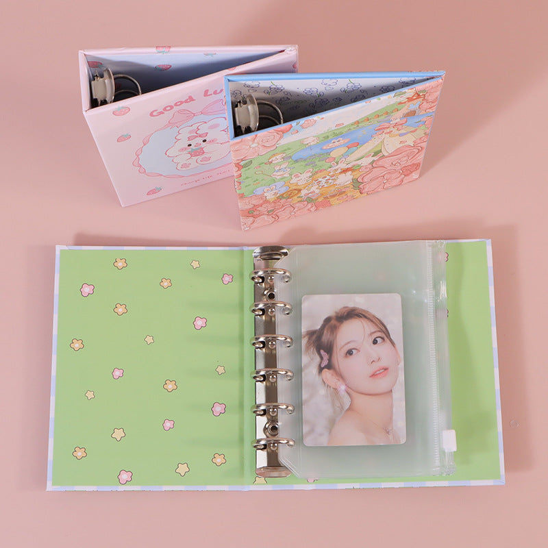 A4 Size Cute Paperboard Album Stickers Collecting Storage