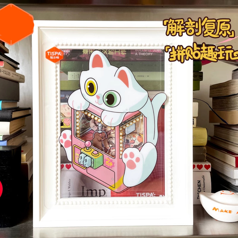 #707 Cute Anatomy Theme DIY 3D Scene Stickers 4 Cute Miniature Scenes